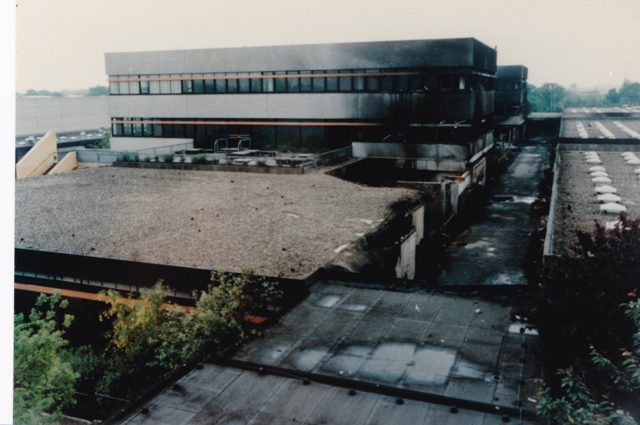 Der Blick vom Oberstufengebäude