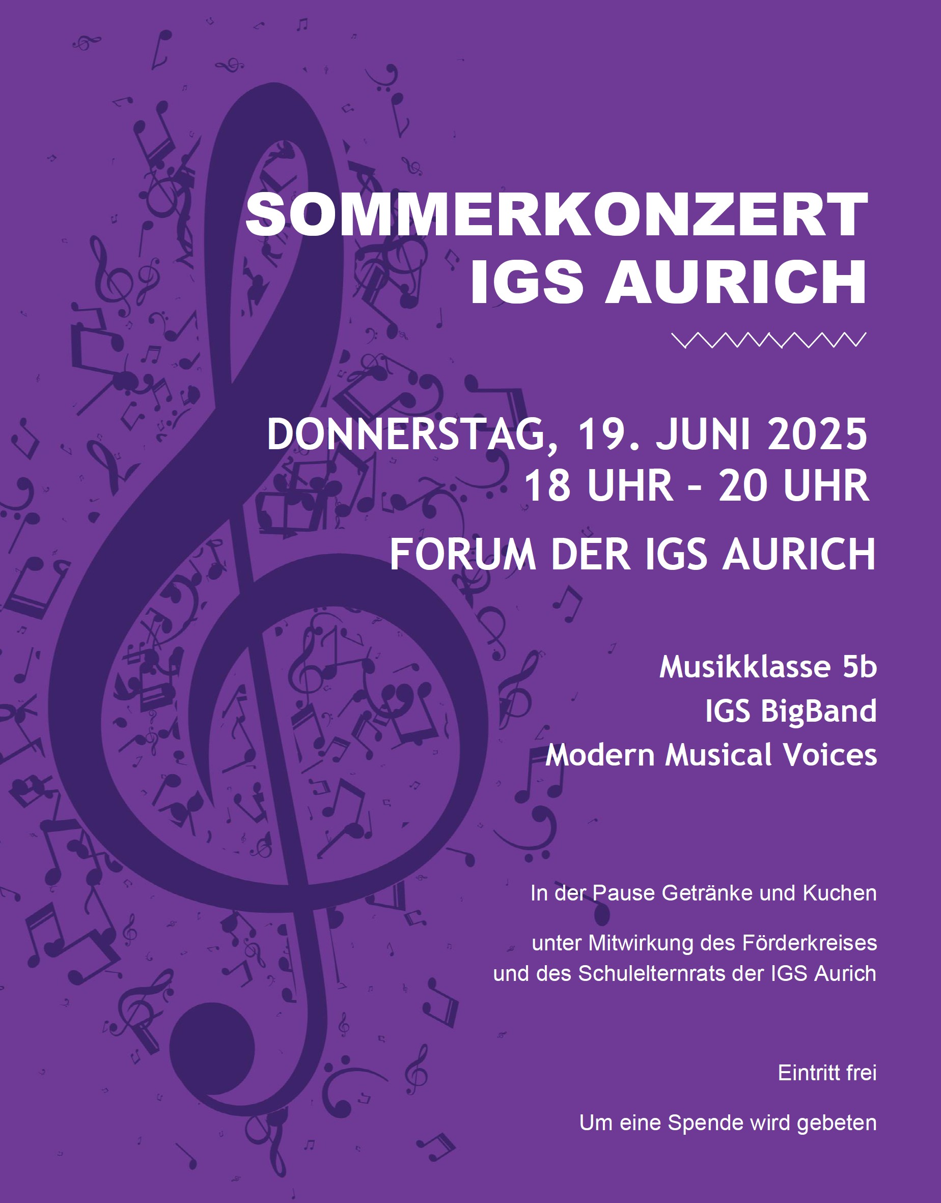 Sommerkonzert IGS Aurich 2025